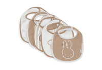 Bib Jersey Waterproof - Miffy Heads - 5 Pack