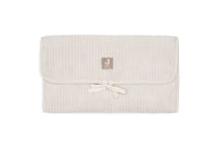 Changing Pad With Storage Pockets - Cloudy Rib