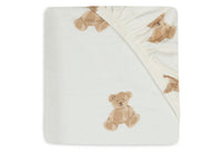 Fitted Sheet - Jersey - Teddy Bear