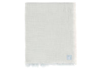 Blanket - Muslin Fringe Stripe - GOTS