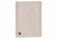 Blanket - Check Knit - Teddy Fleece