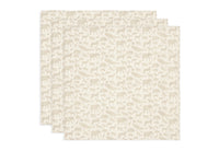 Cloth Muslin 70x70cm - Animals - 3 Pack