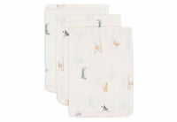 Washcloth Muslin - Jungle Jambo - 3 Pack