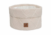 Changing Table Basket - Check Knit